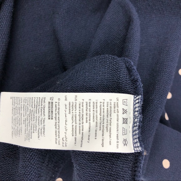 Esprit Polka Dot Sweatshirt Top - Picture 4 of 5